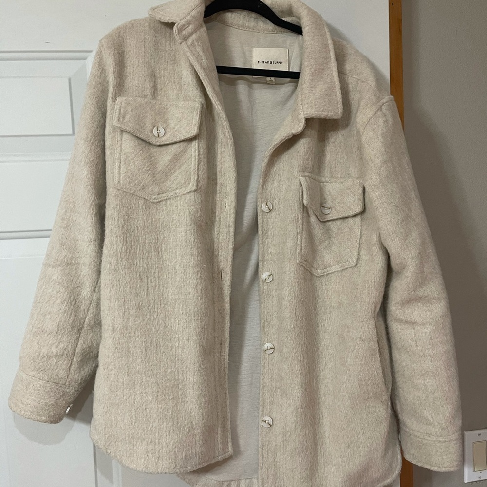 Thread and supply shacket